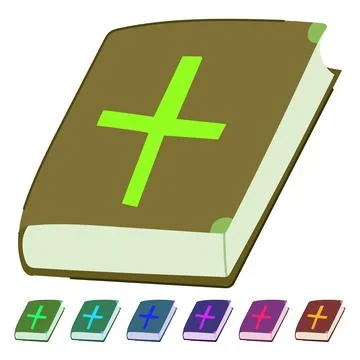 God bible vector cartoon graphic Stock Illustration