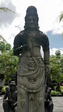 God Brahma Statue Close Up Foto stock
