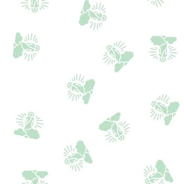 God christianity glyph seamless pattern Stock Illustration