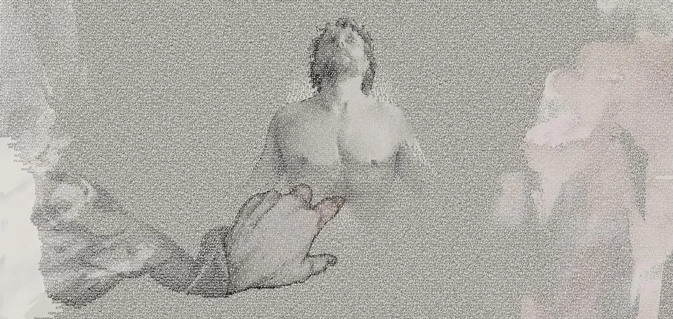 God Created the Man Stock Illustration