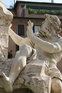 God of the Danube Stock Photos