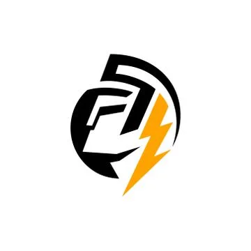 God electricity sign Stock Illustration