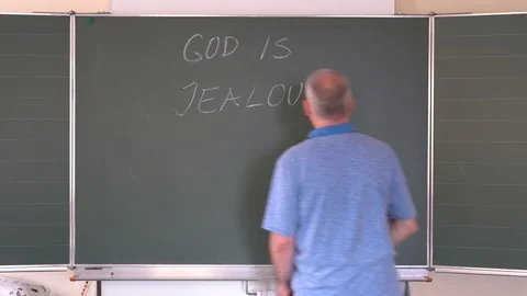God is jealous Stock Footage 112120525