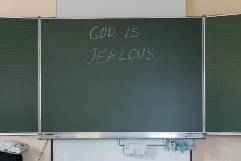God is jealous Stock Photos