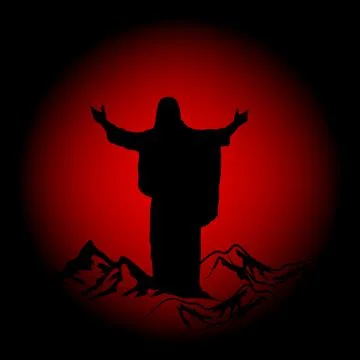 God Jesus. Stock Illustration