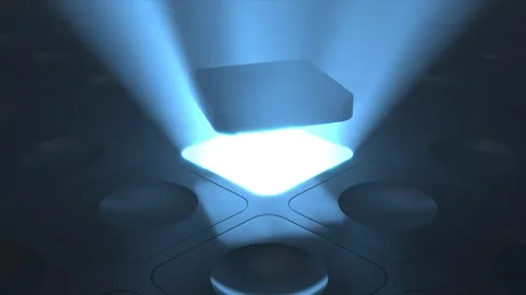 God lights microchip processor CPU GPU black bg able to loop endless Stock Footage 318519726