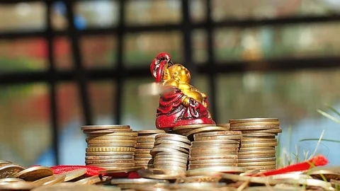 The God of money Stock Footage 89455068