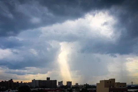 God rays after a storm: IMG 1397 Stock Photos