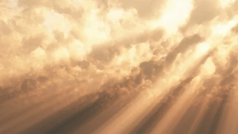 God rays cartoon Stock-Footage 99502801