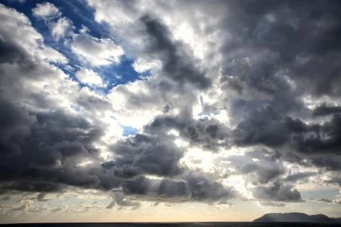 God rays Stock Photos