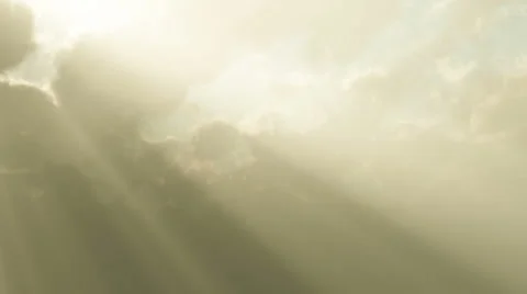 God rays in the sky Stock Footage 6731482