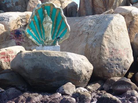 God on rocks Stock Photos