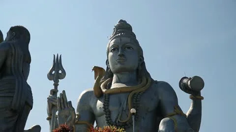 God Shiva in Murudeshwar Stock Footage 22424416
