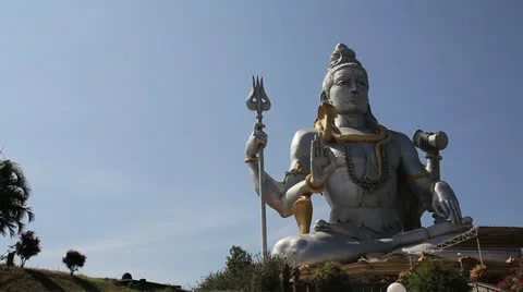 God Shiva in Murudeshwar Stock Footage 22424443