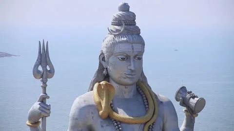 God Shiva in Murudeshwar Stock Footage 22428722