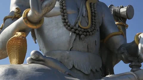 God Shiva in Murudeshwar Stock Footage 22428799