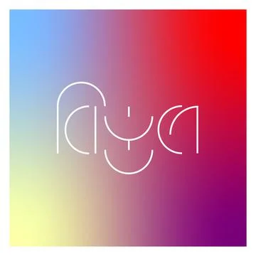 God Vitthal name's Marathi calligraphy on gradient background Stock Illustration