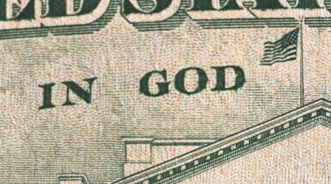 In God We Trust Stock Footage 10608663