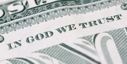 In God We Trust Stock Photos