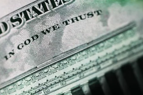 In God we trust Stock Photos