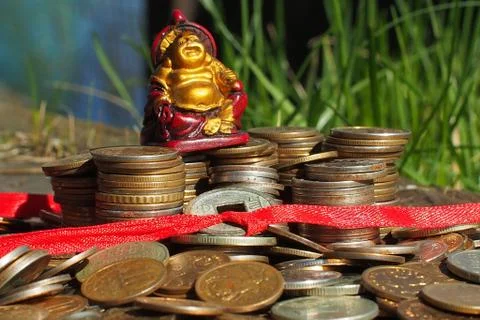 The God of wealth Stock Photos