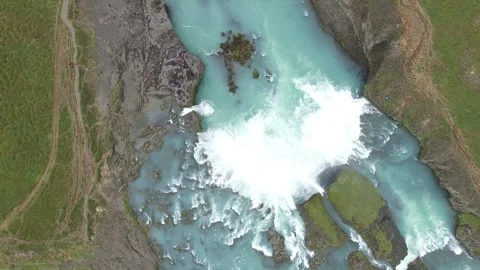 Godafoss, Iceland 1 Stock Footage 247713125
