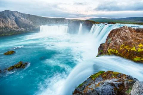 Godafoss 스톡 사진