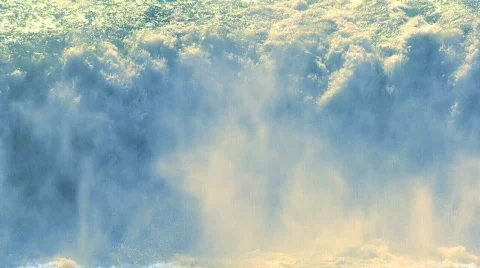 Godafoss Waterfall  Stock-Footage 484104