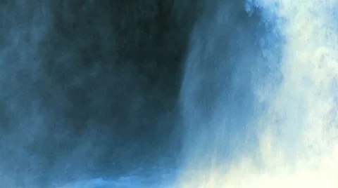 Godafoss Waterfall  Stock Footage 484387