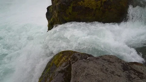 Godafoss Waterfall Stock Footage 73265721