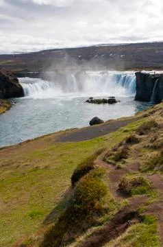 Godafoss waterfall, iceland Stock Photos