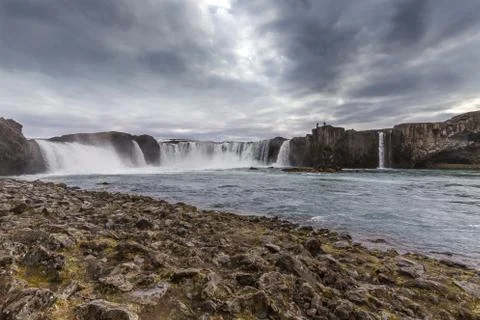 Godafoss waterfall Stock Photos