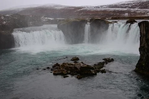 Godafoss waterfall Stock Photos