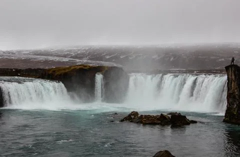 Godafoss waterfall Stock Photos