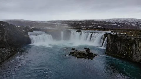 Godafoss waterfall Stock Photos