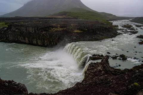 Godafoss waterfall Stock Photos