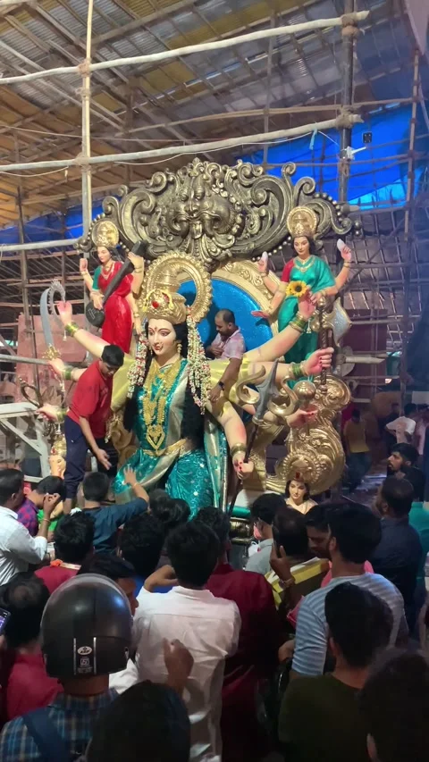 Goddess Devi Durga Stock Footage 252655601