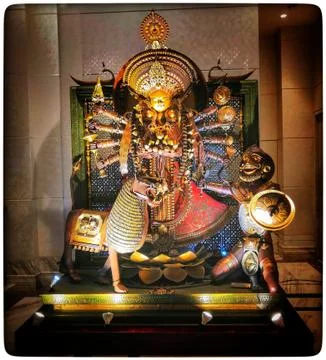 Goddess Durga.  Stock Photos