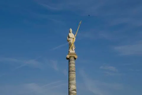 The Goddess Minerva Foto stock