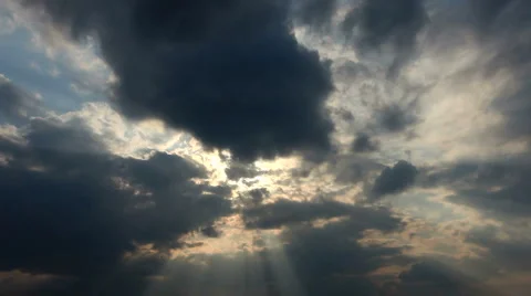 Godlike sun light Stock Footage 987358