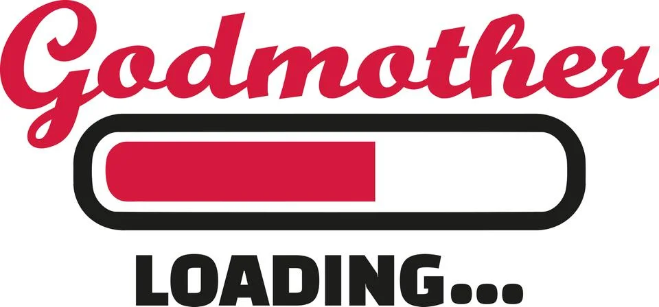 Godmother loading bar Stock Illustration