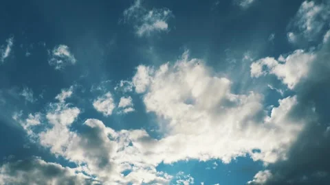 Godrays. Beautiful divine clouds in the ... | Stock Video | Pond5