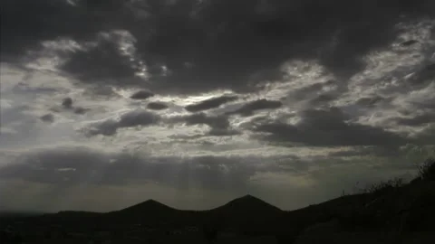 GodRaySky-001 HD-HERO Stock Footage 306029056