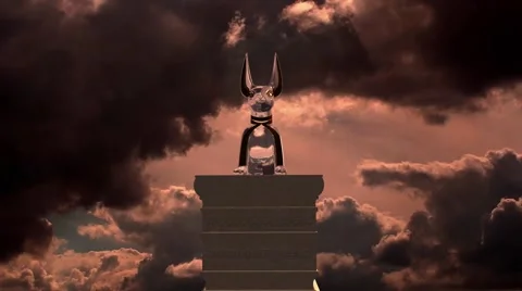 Gods of Egypt - Anubis Stock-Footage 64871119