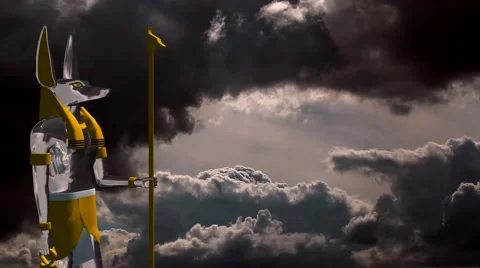 Gods of Egypt - Anubis Stock-Footage 64871155