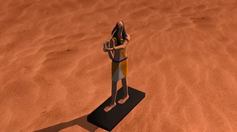 Gods of Egypt - The God of Wisdom, Thoth Stock-Footage 64871539