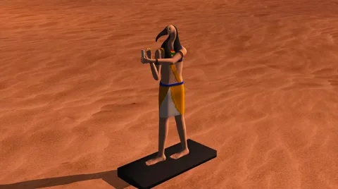 Gods of Egypt - The God of Wisdom, Thoth Stock-Footage 64871835