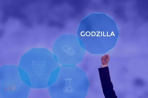GODZILLA - technology and business concept Stock Photos