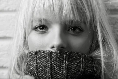 Gogeous blonde model posing sensually Stock Photos