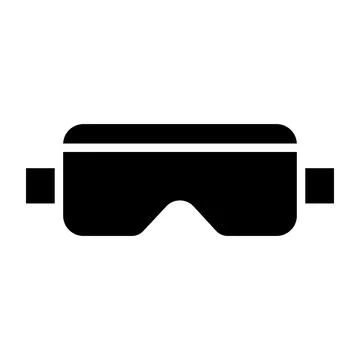 Goggle Vector Icon Design Illustration Stock Illustration